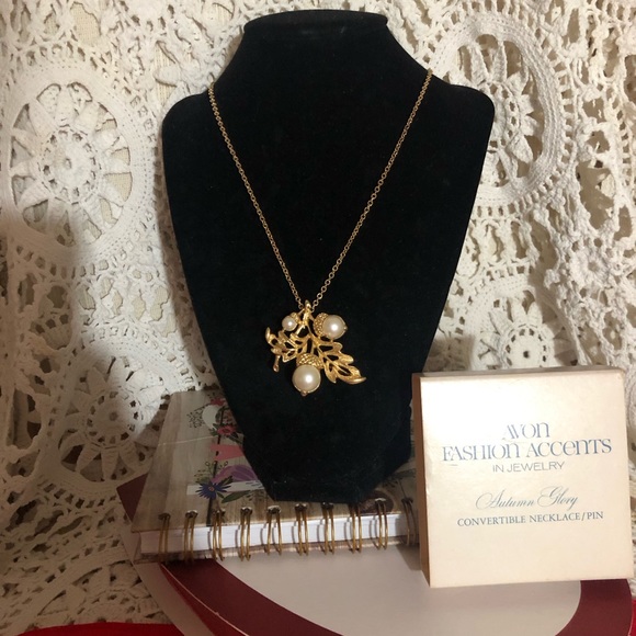 NWT Vintage Avon Autum Glory Necklace which converts to a Brooch. - Picture 4 of 10